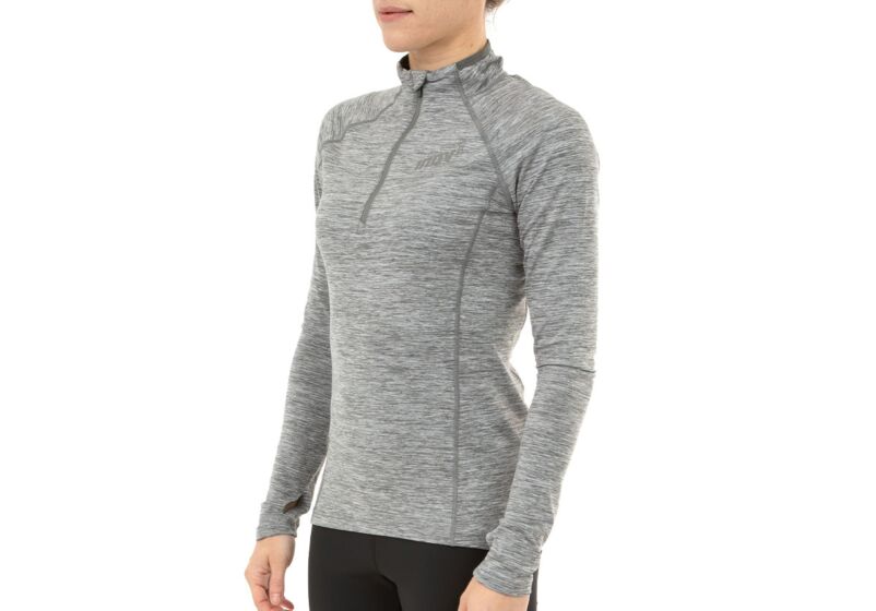 Bluzy Inov-8 Long Sleeve Half Zip Damskie Głęboka Szare DWX-319048